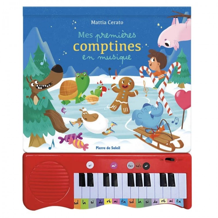 Mon livre piano - Mes premières comptines en musique - Музикална книга на френски език