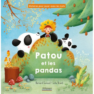 Patou et les pandas: Histoires pour jouer avec les mots - Книга на френски език с твърди корици