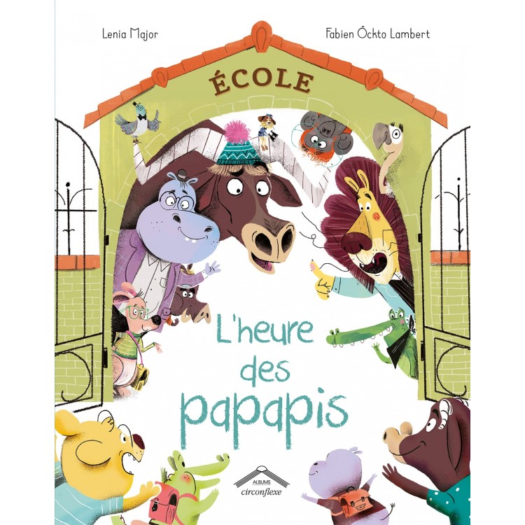 L'heure des papapis - Книга на френски език с твърди корици L'heure des papapis - Книга на френски език с твърди корици