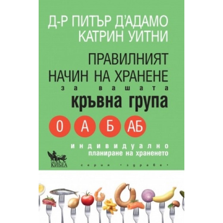 Правилният начин на хранене за вашата кръвна група - Катрин Уитни