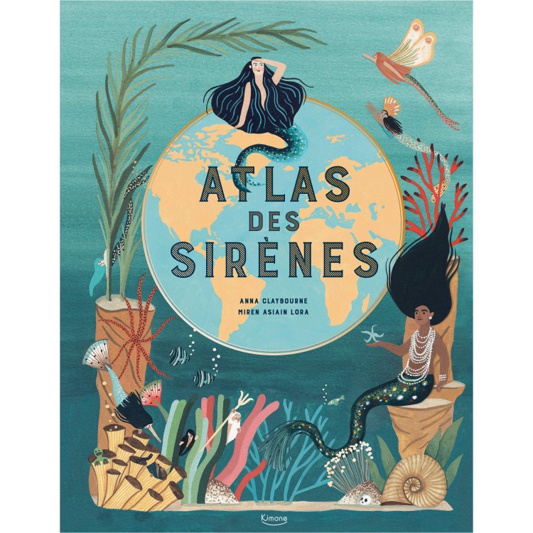 Atlas des sirènes - Книга на френски език с твърди корици