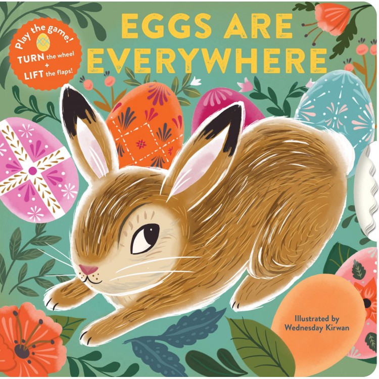 Eggs Are Everywhere - Книга на английски език с елементи на избутване Eggs Are Everywhere - Книга на английски език с елементи на избутване