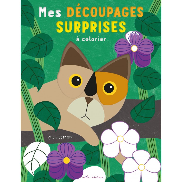 Mes découpages surprises à colorier - Книга на френски език