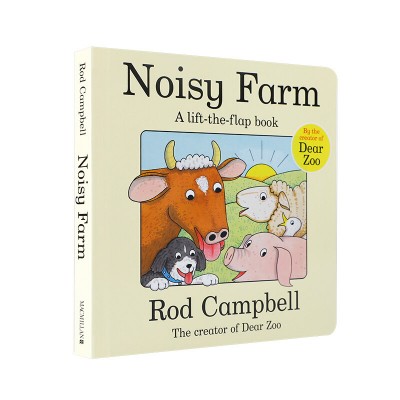 Noisy Farm: A lift-the-flap book - Книга на английски език с капачета за отваряне