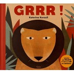 GRRR !: SOULÈVE LES VOLETS ET IMITE LE CRI DES ANIMAUX ! - Книга на френски език с твърди корици GRRR !: SOULÈVE LES VOLETS ET IMITE LE CRI DES ANIMAUX ! - Книга на френски език с твърди корици
