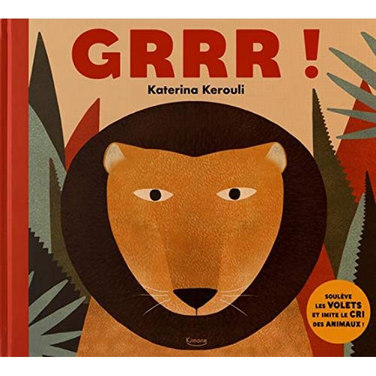GRRR !: SOULÈVE LES VOLETS ET IMITE LE CRI DES ANIMAUX ! - Книга на френски език с твърди корици GRRR !: SOULÈVE LES VOLETS ET IMITE LE CRI DES ANIMAUX ! - Книга на френски език с твърди корици
