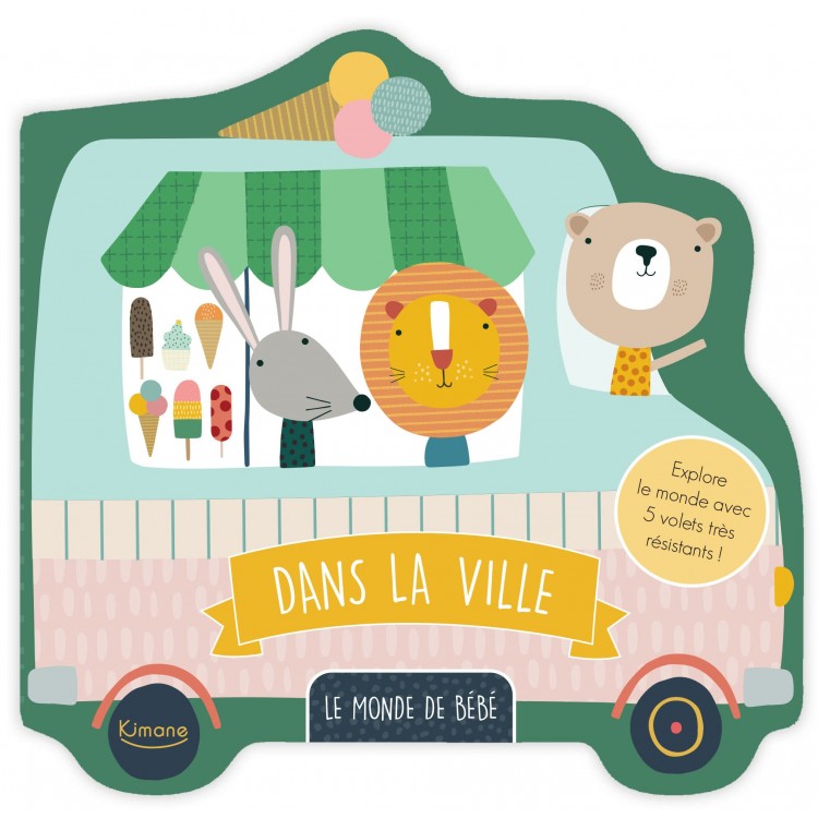 DANS LA VILLE - Книга на френски с твърди корици