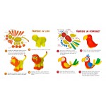 MES ANIMAUX SAUVAGES EN PATE A MODELER -   Книга на френски език