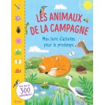 Les animaux de la campagne : Mon livre d'activités pour le printemps - Книга на френски език с твърди корици