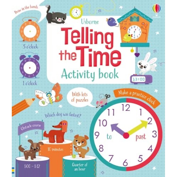 Telling the Time Activity Book - Книга на английски език