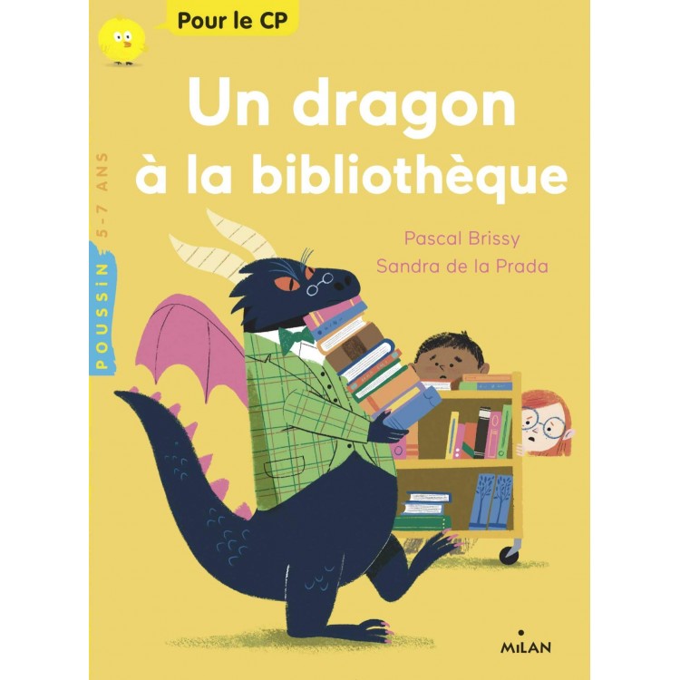 Un dragon à la bibliothèque - Книга на френски език