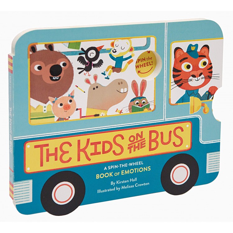 The Kids on the Bus: A Spin-The-Wheel Book of Emotions - Книга на английски език The Kids on the Bus: A Spin-The-Wheel Book of Emotions - Книга на английски език