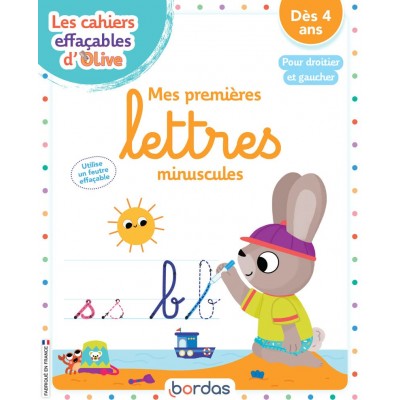 Les cahiers effaçables d'Olive - Les lettres minuscules - Книга на френски език