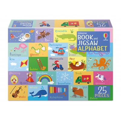 Book and Jigsaw Alphabet - Пъзел
