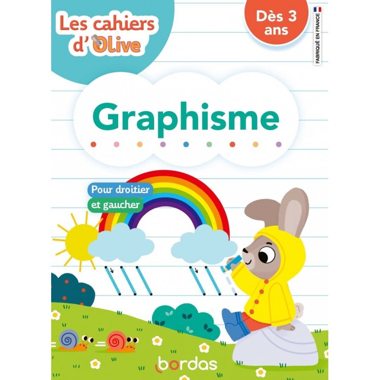 Les Cahiers d'Olive - J'apprends le graphisme avec Olive - Книга на френски език