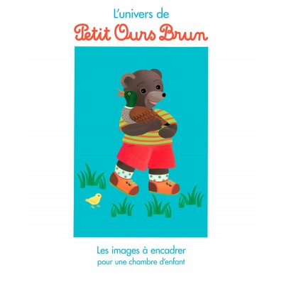Petit Ours brun -LES ANIMAUX: Les images à encadrer - Книга на френски език