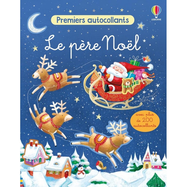 Le père Noël - Premiers autocollants-Книга на френски език