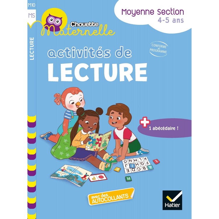 Chouette maternelle Activités de lecture Moyenne Section-Книга на френски език