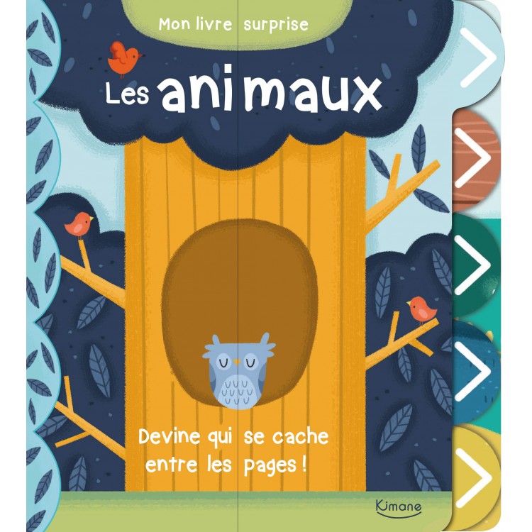 Mon livre surprise - les animaux - Книга на френски език с твърди корици Mon livre surprise - les animaux - Книга на френски език с твърди корици