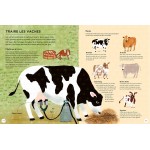 Une année à la ferme : Découvre le quotidien d'une ferme biologique au fil des saisons - Книга на френски език с твърди корици