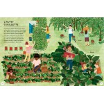 Une année à la ferme : Découvre le quotidien d'une ferme biologique au fil des saisons - Книга на френски език с твърди корици