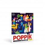 Ma crèche en gommettes-Книга на френски език със стикери