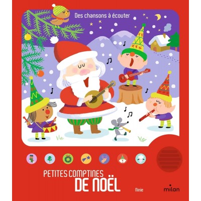 Petites comptines de Noël-Музикална книга на френски език