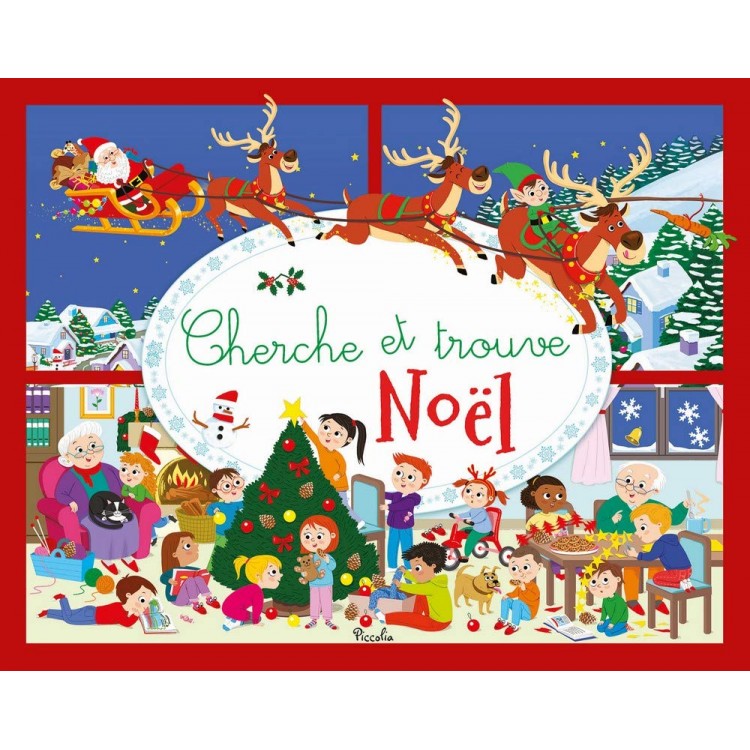 Cherche et trouve Noël-Книга на френски език