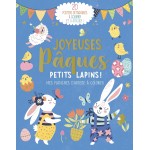 Joyeuses pâques petits lapins - mes planches d'artiste à colorier-Книга на френски език за оцветяване