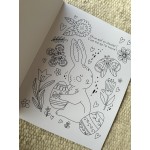 Joyeuses pâques petits lapins - mes planches d'artiste à colorier-Книга на френски език за оцветяване