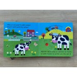À la ferme-Книга на френски език с елементи за издърпване