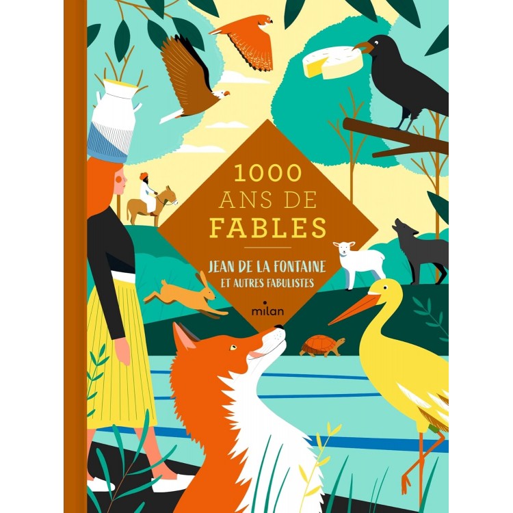 Mille ans de fables - Книга на френски език с твърди корици Mille ans de fables - Книга на френски език с твърди корици