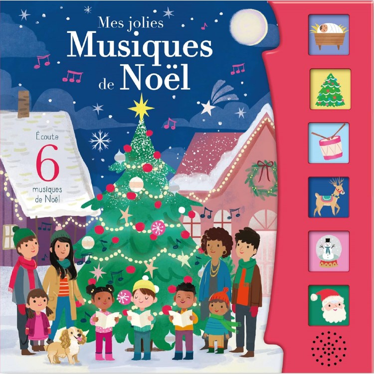Mon petit carre sonore de Noël - Музикална книга на френски език