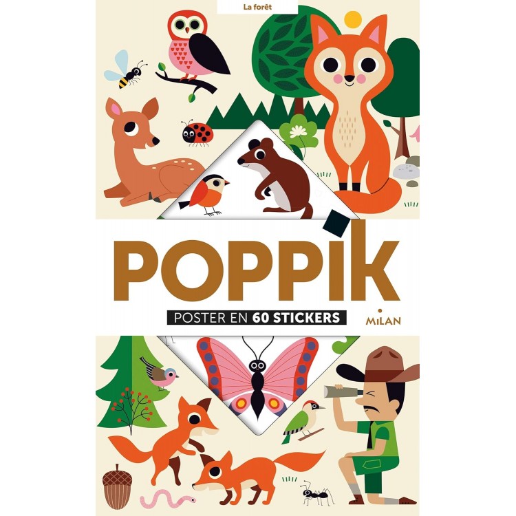 POPPIK éducatif interactif avec Autocollants Poster d'animaux multilingues - Постер на френски език POPPIK éducatif interactif avec Autocollants Poster d'animaux multilingues - Постер на френски език
