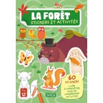 La forêt. Stickers et activités: 60 stickers livre à compléter, avec de nombreuses activités - Книга на френски език със стикери La forêt. Stickers et activités: 60 stickers livre à compléter, avec de nombreuses activités - Книга на френски език със стикери