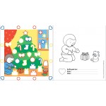 T'choupi - Stickers en mousse - Книга на френски език със стикери