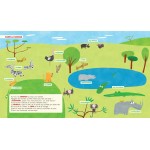 Je découvre les animaux du monde avec des gommettes - Книга на френски език със стикери