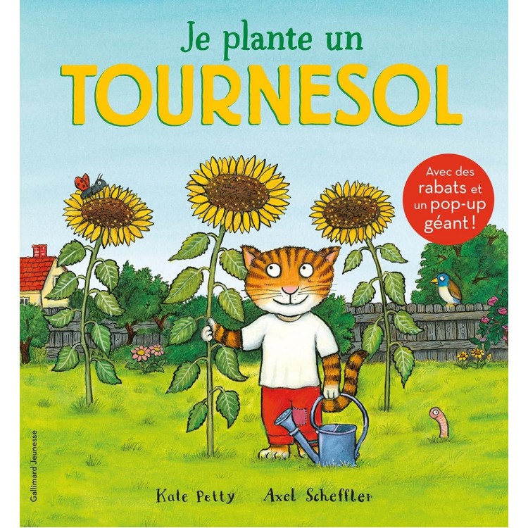 Je plante un tournesol-Книга на френски език