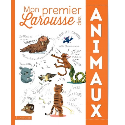 Mon Premier Larousse des animaux-Книга на френски език с твърди корици