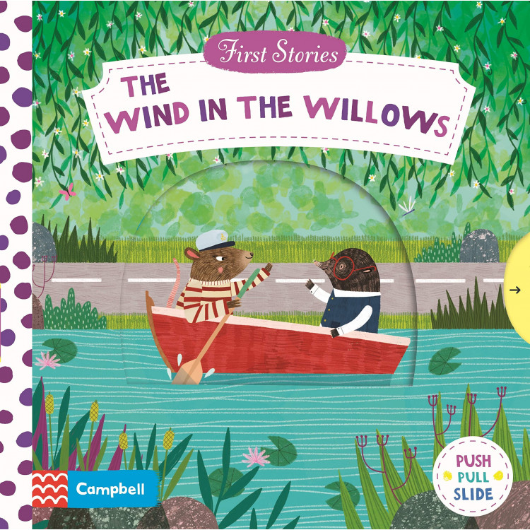 The Wind in the Willows (First Stories) Board book - Книга на английски език с елементи за издърпване