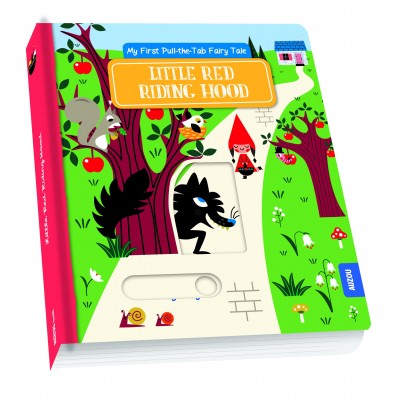 My First Pull-the-Tab: Little Red Riding Hood - Книга на английски език с твърди корици с елементи за издърпване