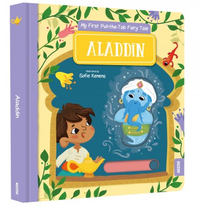 My First Pull-the-Tab: Aladdin (My First Pull-the-Tab Fairy Tale) - Книга на английски език с твърди корици с елементи за издърпване