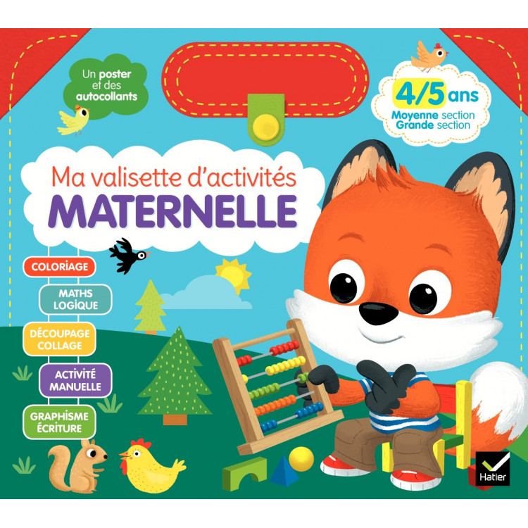 Ma valisette d'activités Maternelle 4-5 - Книга на френски език