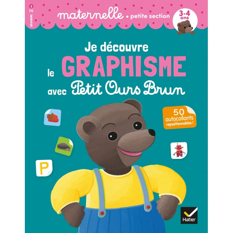 Je découvre le graphisme avec Petit Ours Brun - Книга на френски език