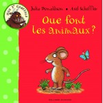 Que font les animaux? - Книга на френски език