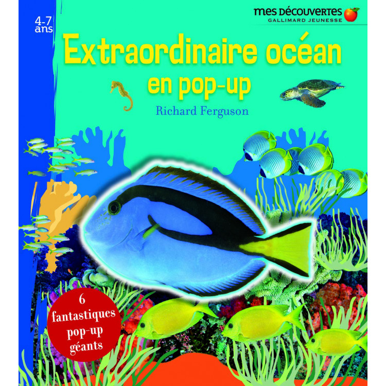 Extraordinaire océan en pop-up - Книга на френски език