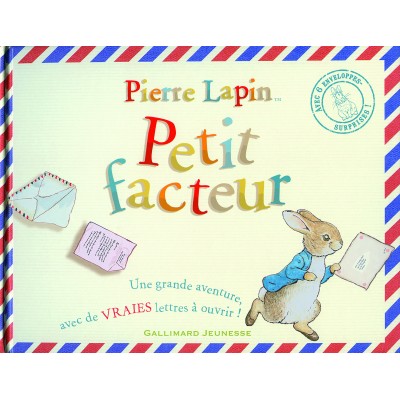 Pierre Lapin petit facteur-Книга на френски език с твърди корици
