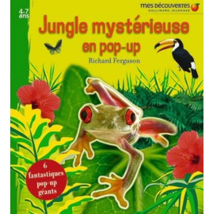 Jungle mystérieuse en pop-up - Книга на френски език поп ап