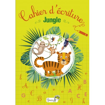 Cahier d'écriture Jungle - Книга на френски език