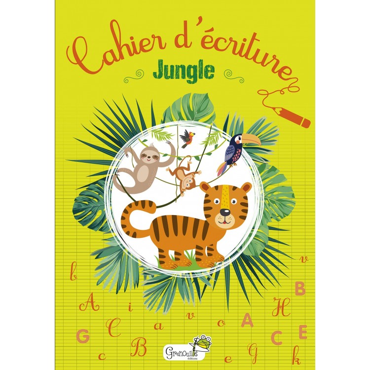 Cahier d'écriture Jungle - Книга на френски език